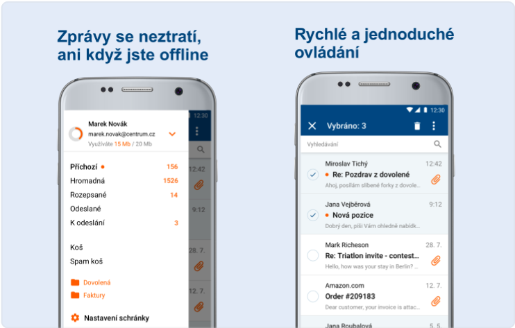 Mobilní aplikace Centrum.cz